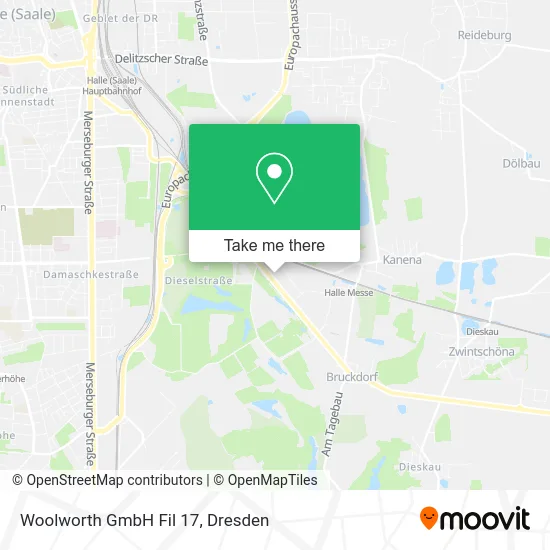 Карта Woolworth GmbH Fil 17