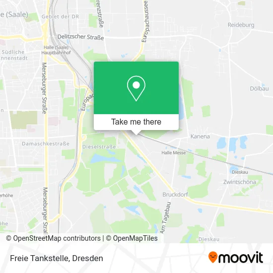 Карта Freie Tankstelle
