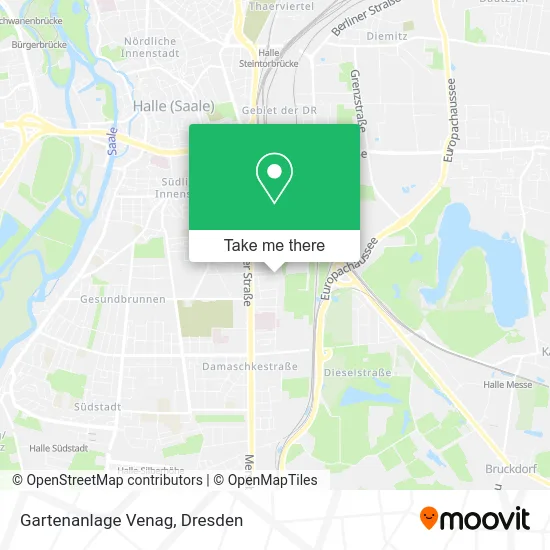 Карта Gartenanlage Venag