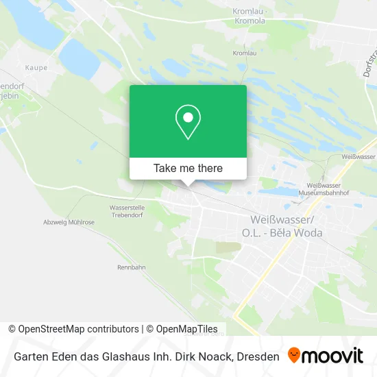 Карта Garten Eden das Glashaus Inh. Dirk Noack