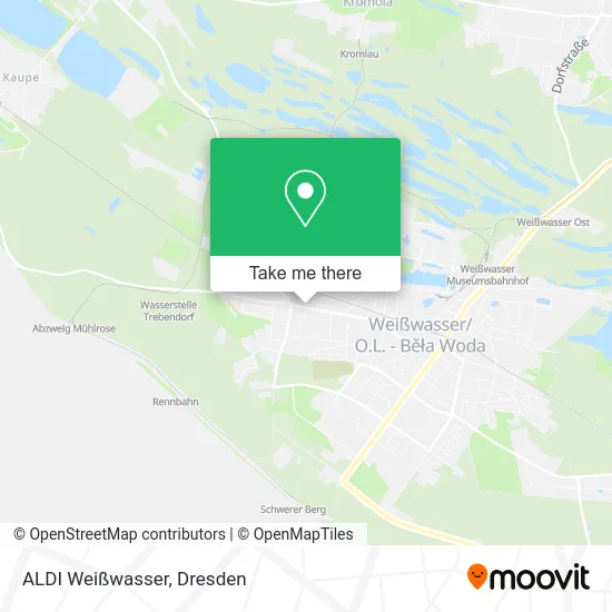 Карта ALDI Weißwasser