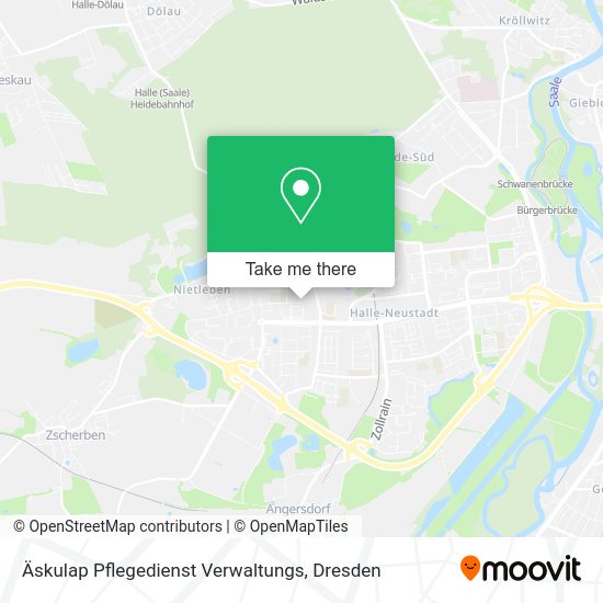 Карта Äskulap Pflegedienst Verwaltungs
