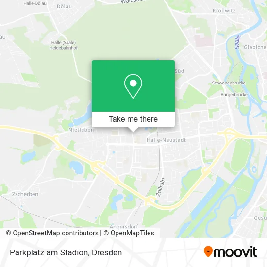 Карта Parkplatz am Stadion
