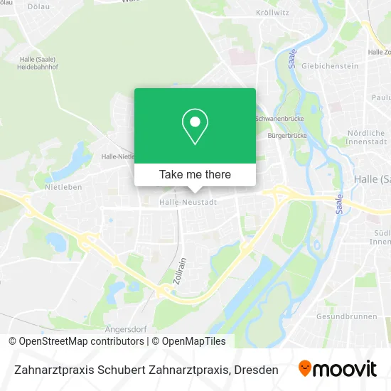 Карта Zahnarztpraxis Schubert Zahnarztpraxis