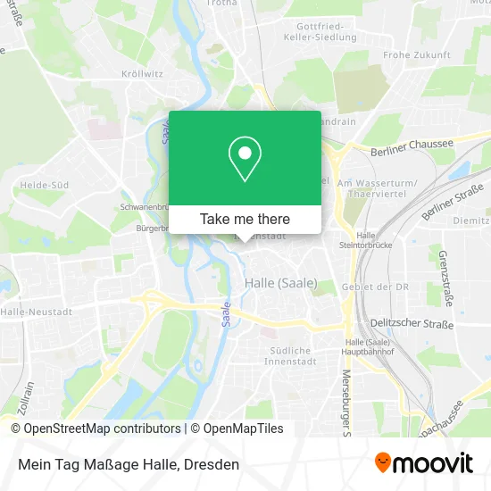 Карта Mein Tag Maßage Halle