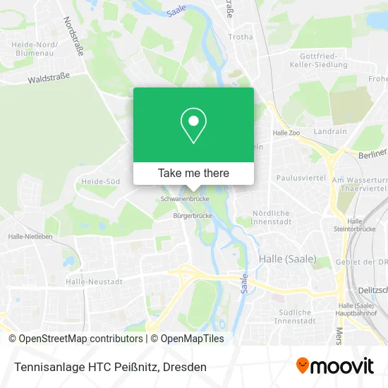 Карта Tennisanlage HTC Peißnitz