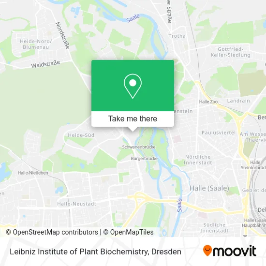 Карта Leibniz Institute of Plant Biochemistry