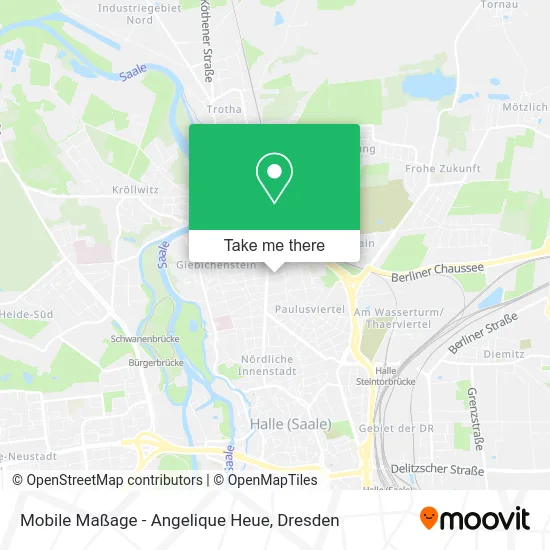 Карта Mobile Maßage - Angelique Heue