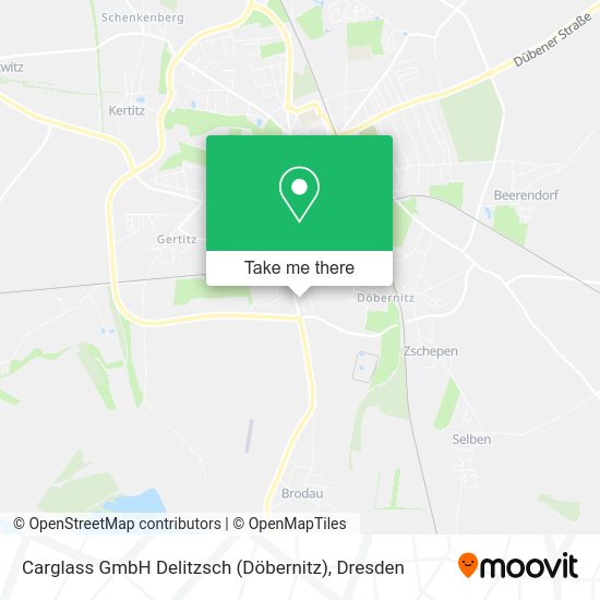 Карта Carglass GmbH Delitzsch (Döbernitz)