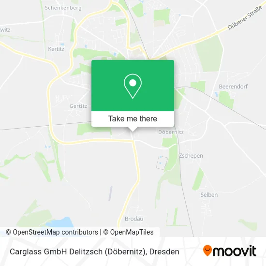 Карта Carglass GmbH Delitzsch (Döbernitz)