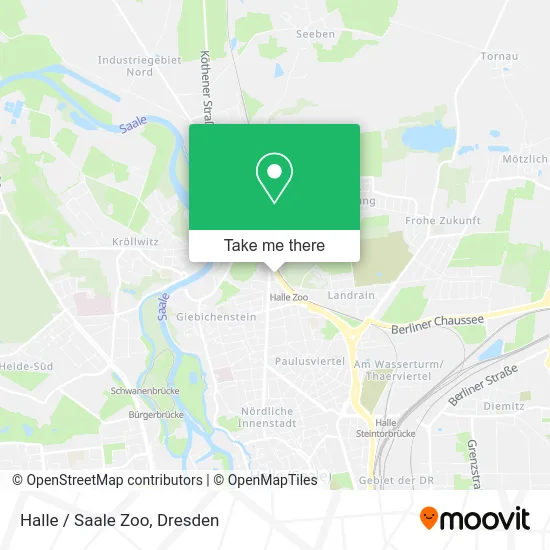 Карта Halle / Saale Zoo