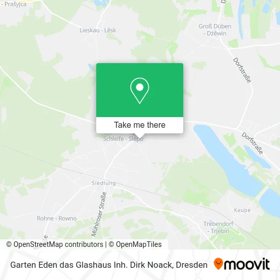 Карта Garten Eden das Glashaus Inh. Dirk Noack