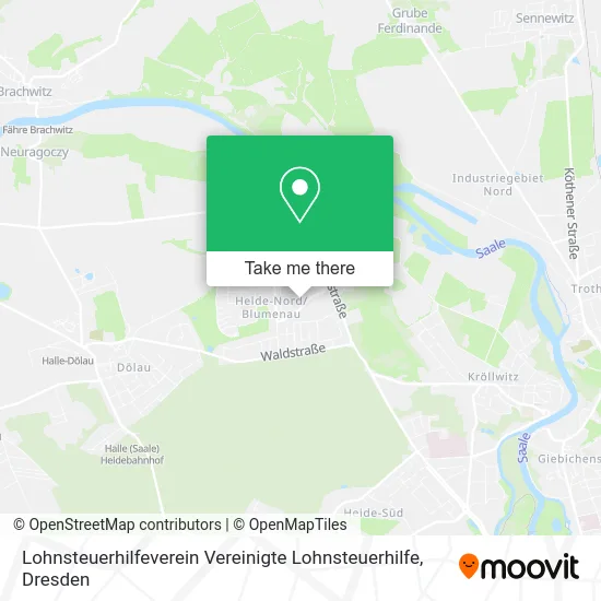 Карта Lohnsteuerhilfeverein Vereinigte Lohnsteuerhilfe