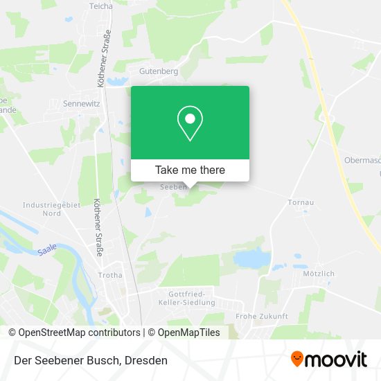 Карта Der Seebener Busch