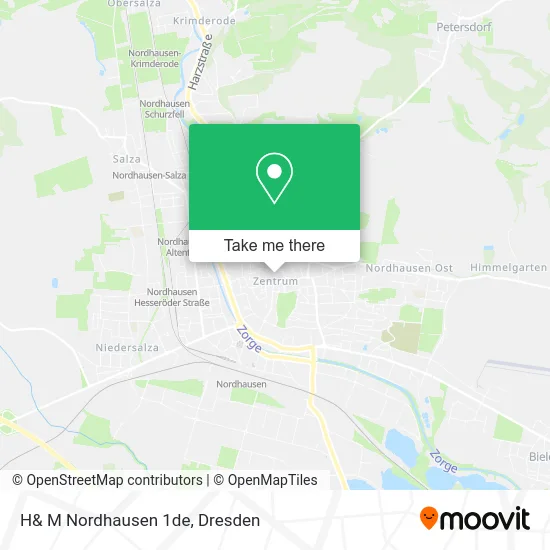H& M Nordhausen 1de map