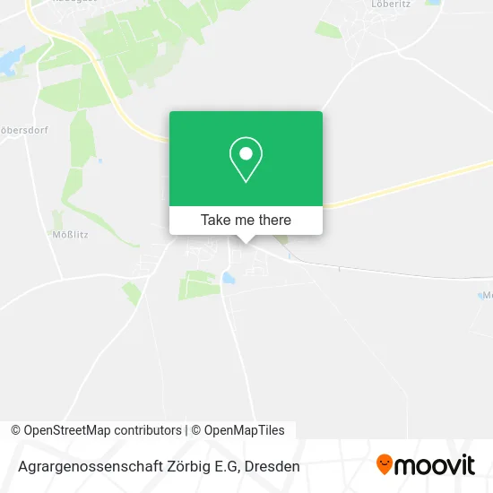 Agrargenossenschaft Zörbig E.G map