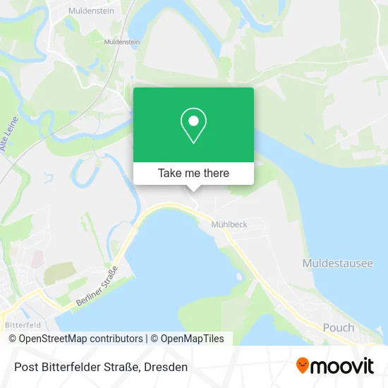 Карта Post Bitterfelder Straße