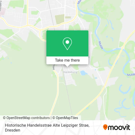 Карта Historische Handelsstrae Alte Leipziger Strae