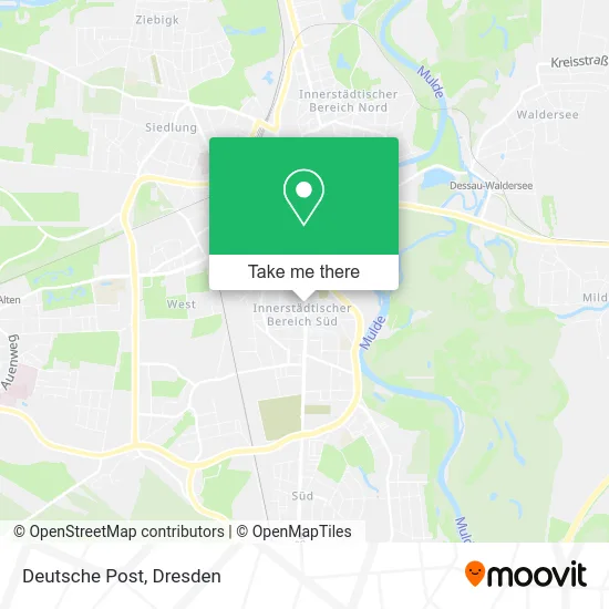 Карта Deutsche Post