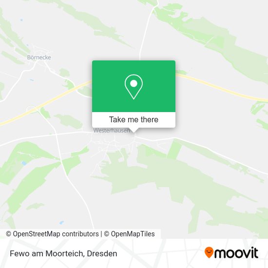 Карта Fewo am Moorteich