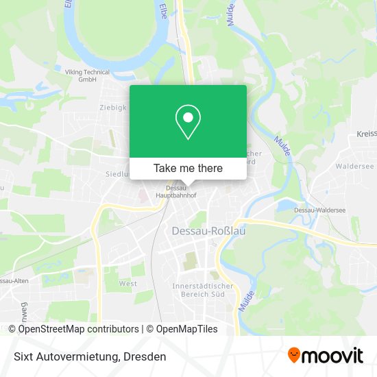 Карта Sixt Autovermietung
