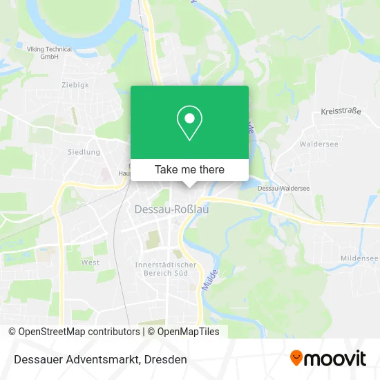 Карта Dessauer Adventsmarkt