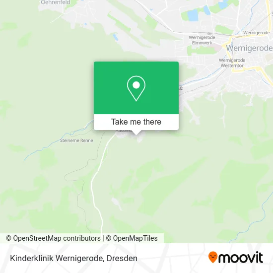 Карта Kinderklinik Wernigerode
