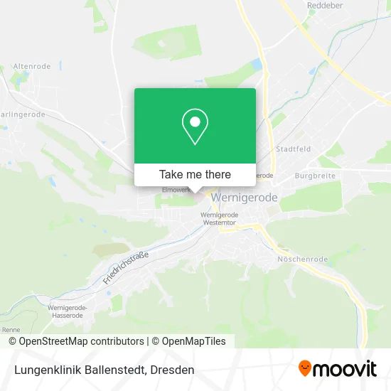Карта Lungenklinik Ballenstedt