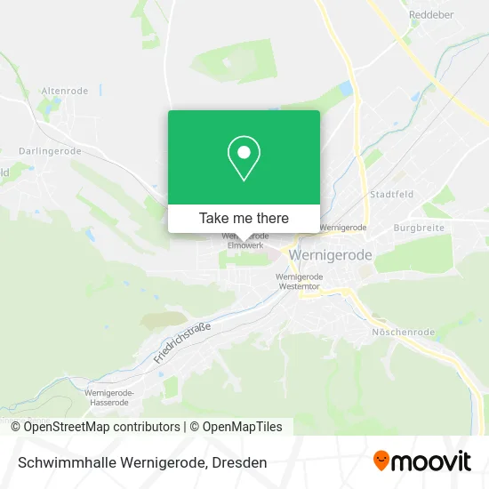 Карта Schwimmhalle Wernigerode