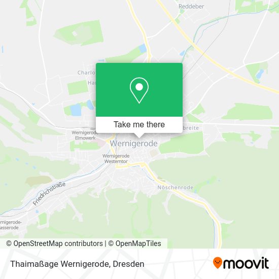 Карта Thaimaßage Wernigerode