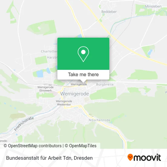 Карта Bundesanstalt für Arbeit Tdn