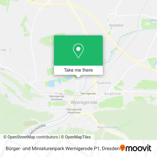 Карта Bürger- und Miniaturenpark Wernigerode P1