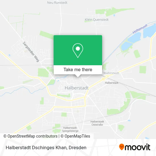 Карта Halberstadt Dschinges Khan