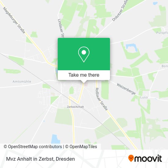 Карта Mvz Anhalt in Zerbst