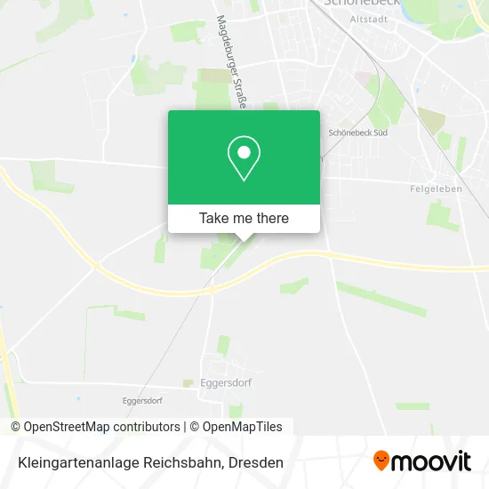 Карта Kleingartenanlage Reichsbahn
