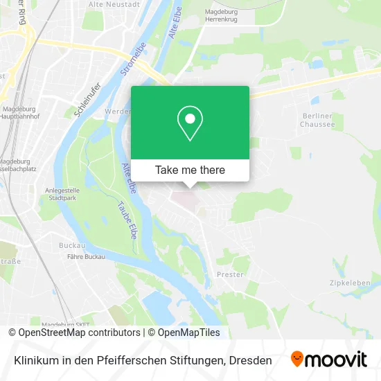 Карта Klinikum in den Pfeifferschen Stiftungen