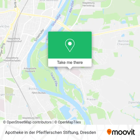 Карта Apotheke in der Pfeifferschen Stiftung
