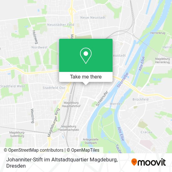 Карта Johanniter-Stift im Altstadtquartier Magdeburg