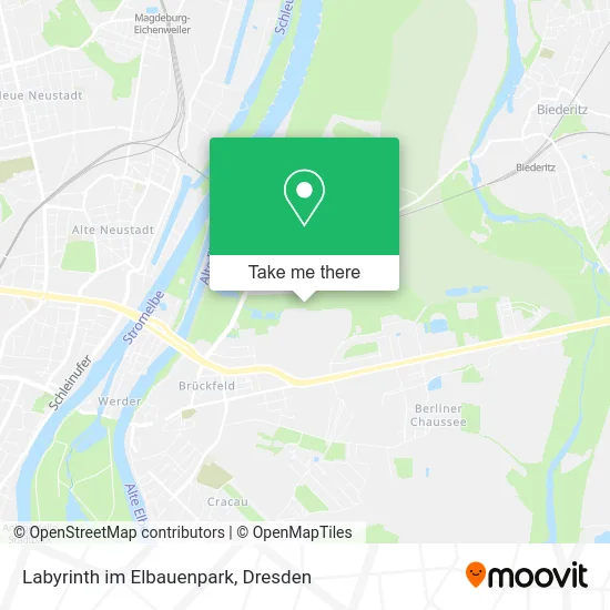 Карта Labyrinth im Elbauenpark