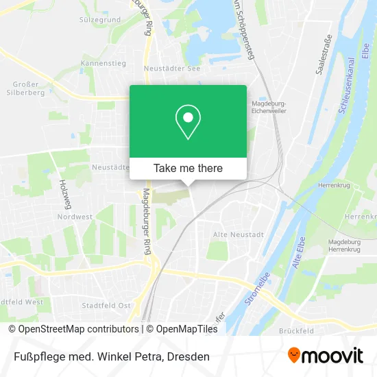 Карта Fußpflege med. Winkel Petra