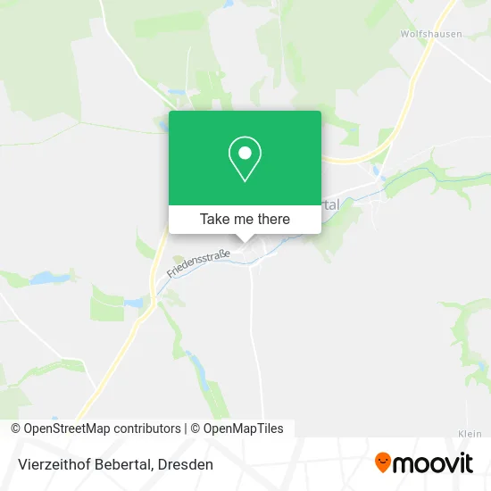 Карта Vierzeithof Bebertal