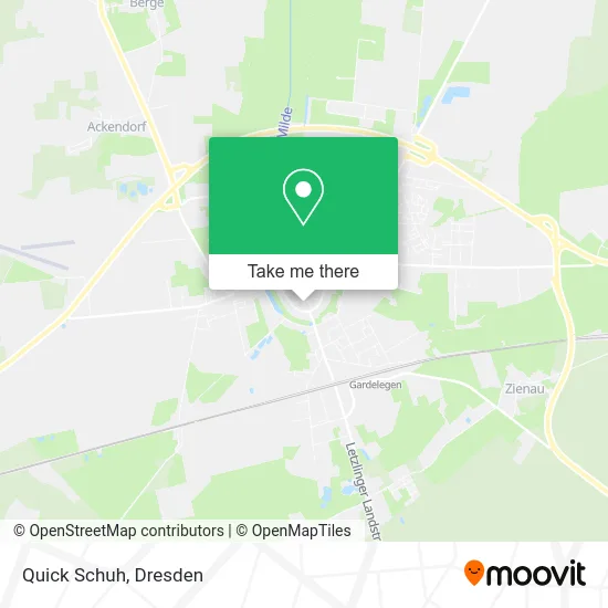 Карта Quick Schuh