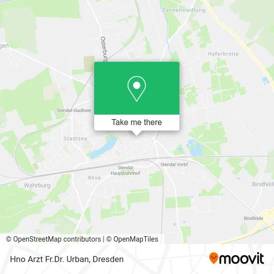 Карта Hno Arzt Fr.Dr. Urban