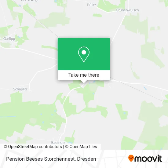 Pension Beeses Storchennest map