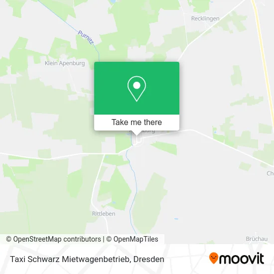 Карта Taxi Schwarz Mietwagenbetrieb