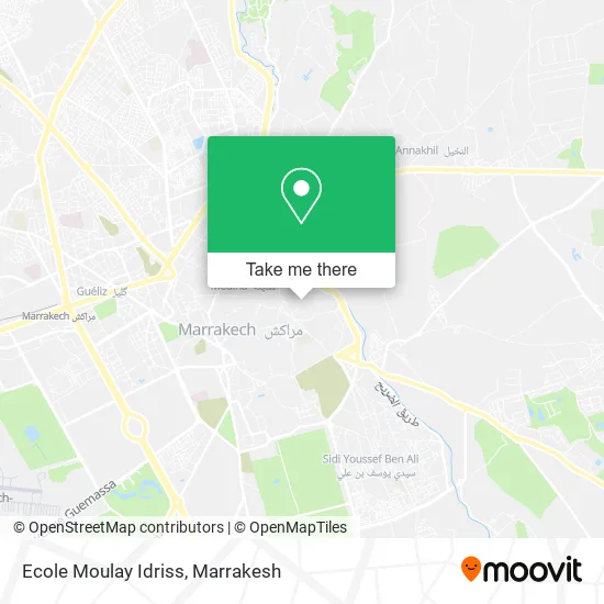 Ecole Moulay Idriss map