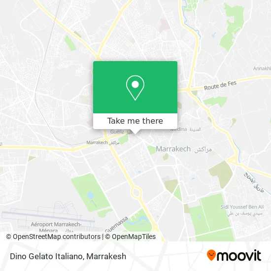 Dino Gelato Italiano map