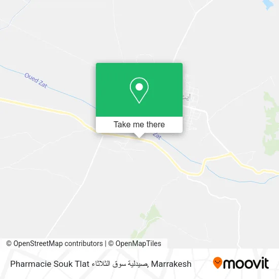 Pharmacie Souk Tlat صيدلية سوق الثلاثاء map