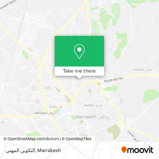 التكوين المهني map