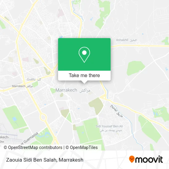 Zaouia Sidi Ben Salah plan